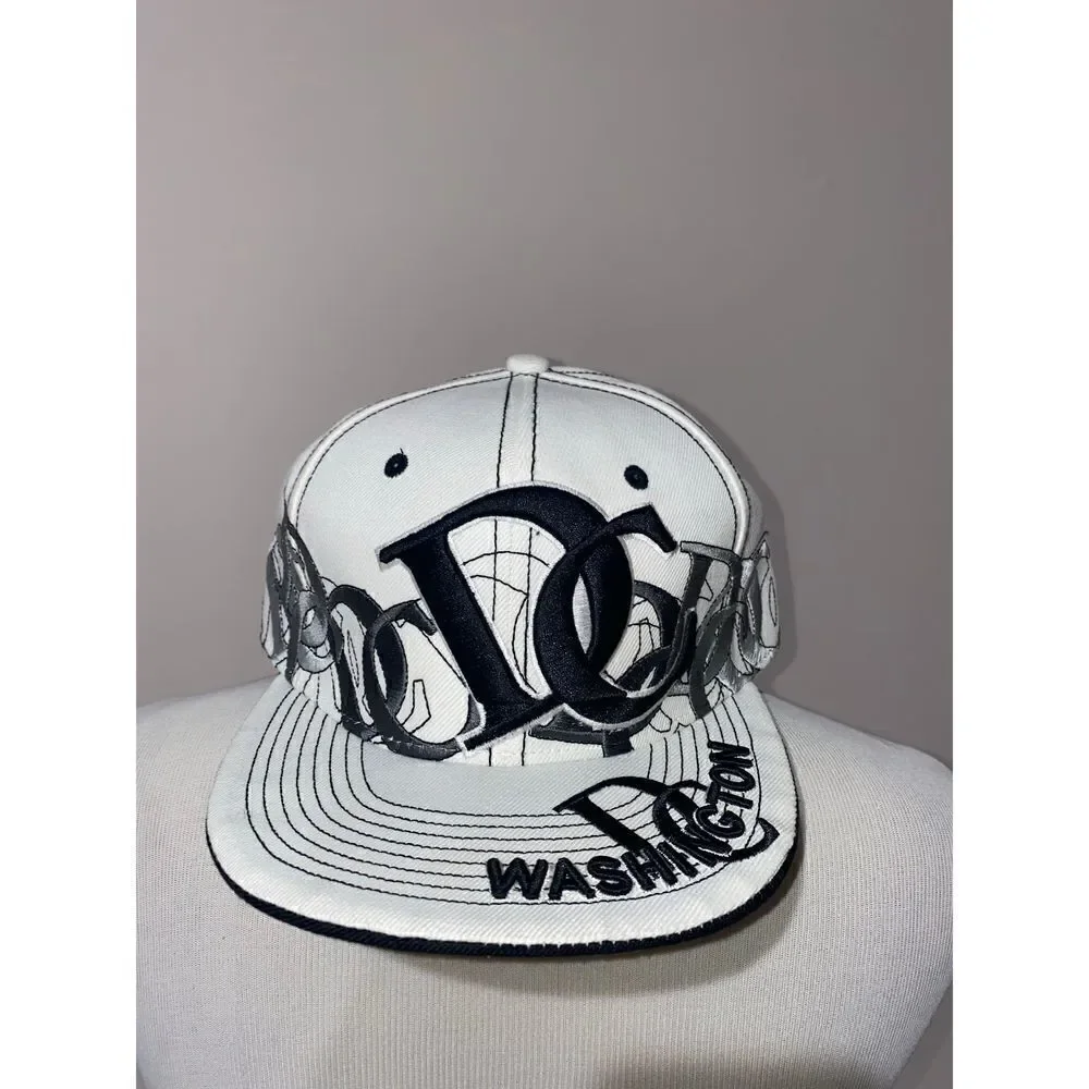 COPY - City hunter Washington DC white/black hat cap size L